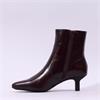 Wonders Flexfit High Heel Ankle Boot - Burgundy Leather
